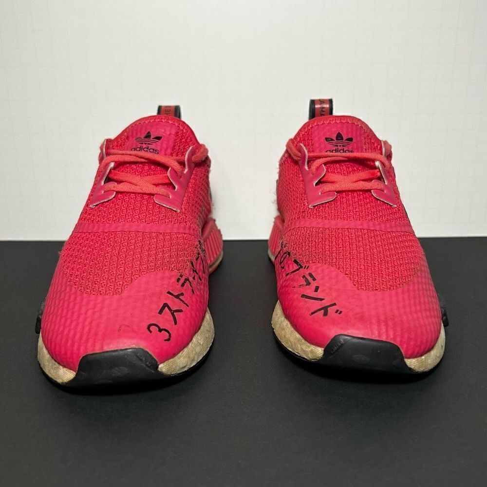 Girls ADIDAS NMD R1 Pink Athletic Shoes / Size 3 - Picture 3 of 10